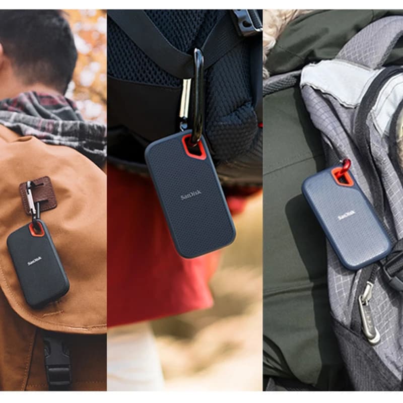 SanDisk E61 Extreme SSD محمول 1 تيرابايت/2 تيرابايت/4 تيرابايت USB 3.2 الجيل 2 قرص صلب خارجي SSD لابتوب/كمبيوتر مكتبي - 6