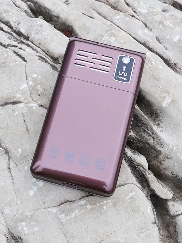 هاتف محمول صدفي بشاشة 2.8 بوصة، ثنائي الشريحة، زر كبير، MP3، راديو FM، بطارية 4050 مللي أمبير، غير مقفول - 2