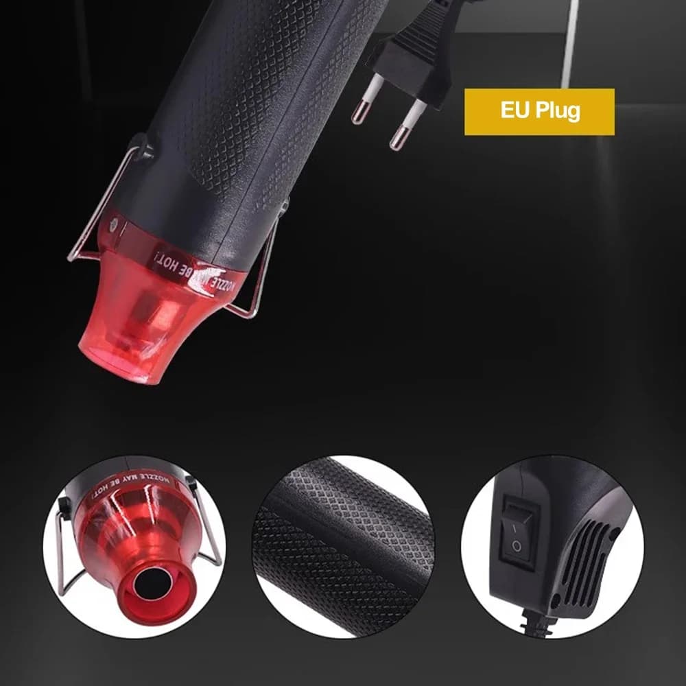 220/110V Hot Air Gun DIY Tool 300W Heat Electric Power Tool for DIY Crafts Candle Making Supplies Wax Melting Tools - 3