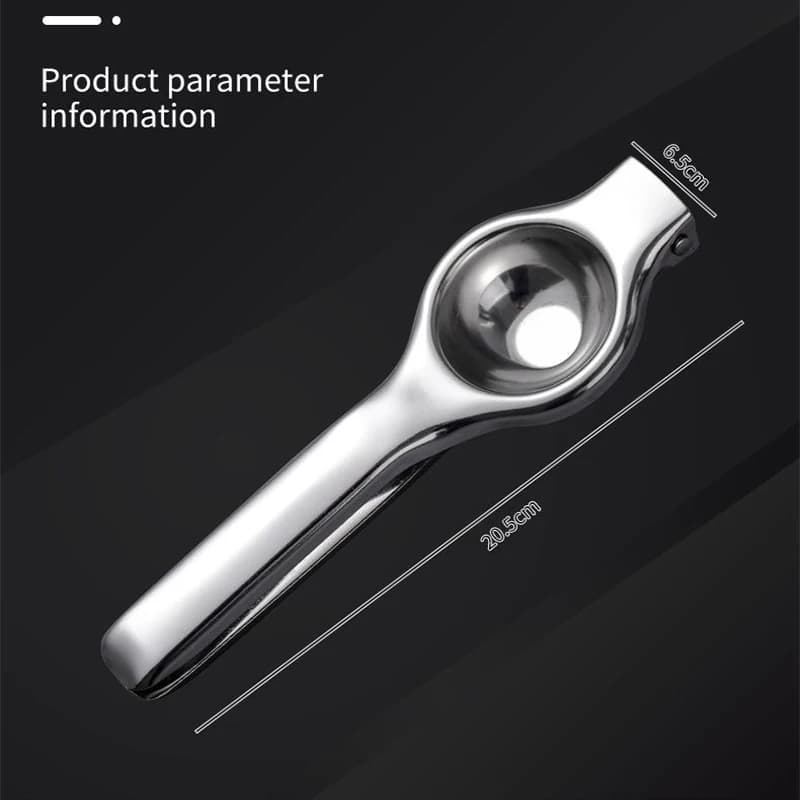 عصارة يدوية من الفولاذ المقاوم للصدأ ، عصارة ليمون ، ملحقات معالج المطبخ ، عصير ، عصر فواكه ، حمضيات ، مكبس برتقال - 6