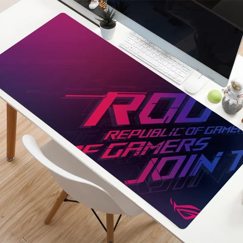 لوحة ماوس كبيرة ASUS Xxl، جمهورية اللاعبين ROG، سجادة ماوس، قاعدة مطاطية غير قابلة للانزلاق، لوحة مكتب للكمبيوتر ولوحة مفاتيح - 2