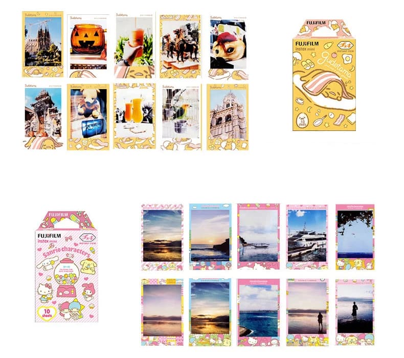 Fujifilm Instax Mini Film 10-50 Sheets Exposures Papers Color Design for Fuji Instax mini 12 Film Camera mini 11/40/9/8/7/70/90 - 4