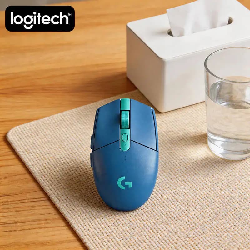 ماوس الألعاب اللاسلكي لوجيتك G304، 12000 DPI، مستشعر HERO، LIGHTSPEED، 1 مللي ثانية، بطارية تدوم 9 أشهر