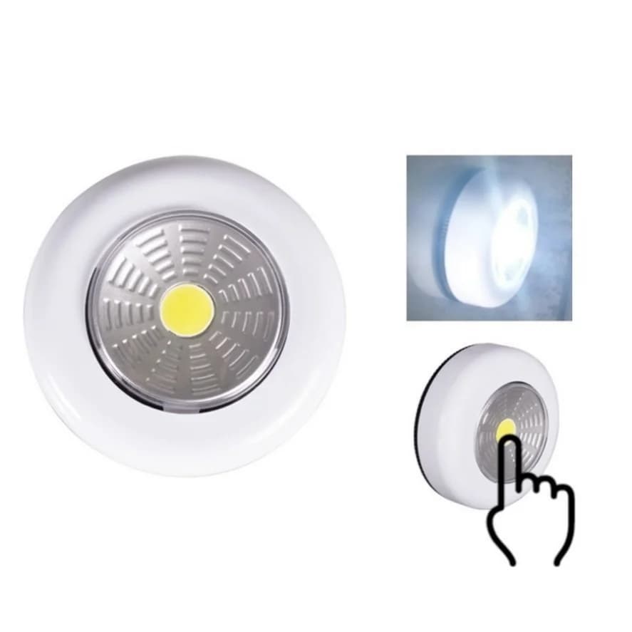 إضاءة ليلية LED بعدد 1/2/3/5، إضاءة لمس COB تحت الخزانة، مصباح جداري لاسلكي للخزائن والأدراج والخزانات لغرف النوم والمطبخ - 4