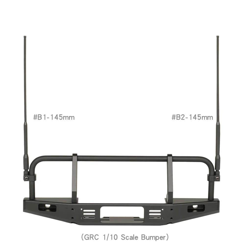 1PCS Black Antenna Signal Line Decorative for 1/18 1/10 1/12 RC Crawler TRX4 Defender AXIAL SCX10 RC4WD RTG KMUpgrade Parts - 3