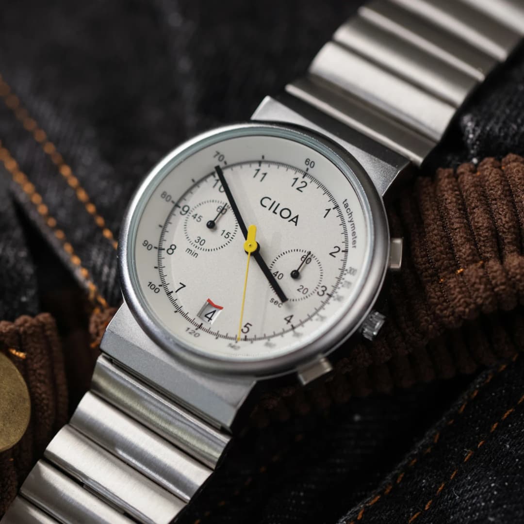 ساعة يد رجالية فضية عالية الجودة من سي لوا، ميناء كبير، علامة تجارية فاخرة، موضة 2025، كوارتز - 2