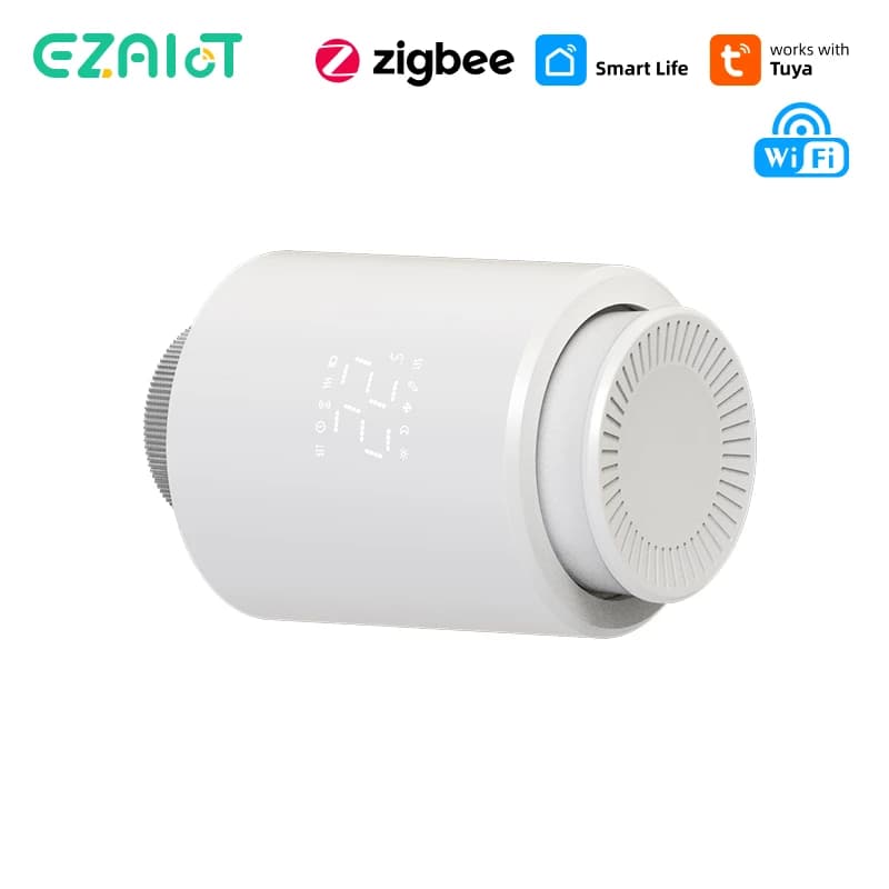 EZAIOT سمارت تويا واي فاي/ZigBee3.0 مشغل المبرد TRV مبرمج ترموستات تطبيق تحكم عن بعد بدرجة الحرارة أليكسا جوجل