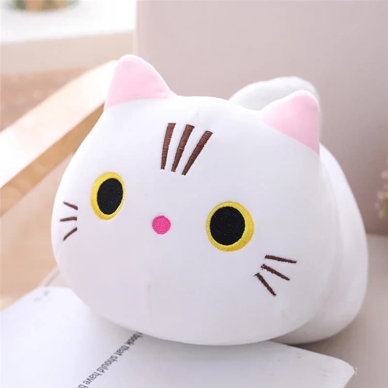 20cm Cute Soft Cat Plush Pillow Sofa Cushion Kawaii Plush Toy Stuffed Cartoon Animal Doll Lovely Gift - 3