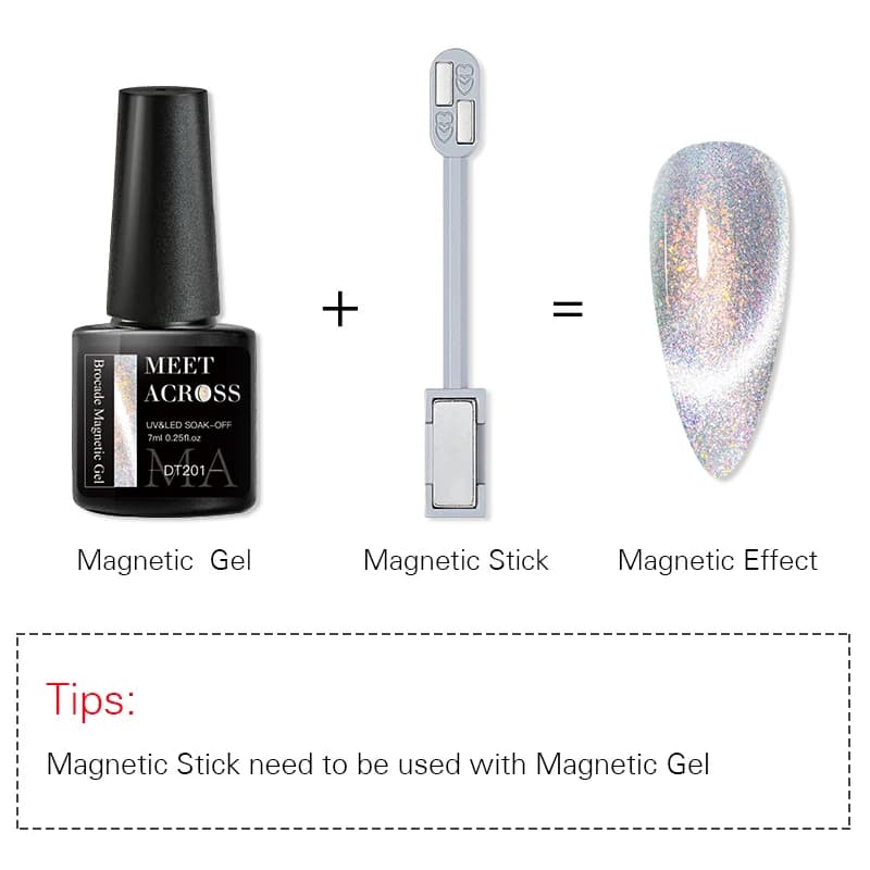 1Pc Cat Magnetic Stick 9D Effect Strong Plate for UV Gel Line Strip Multi-function Magnet Board Nail Art Tool - 4