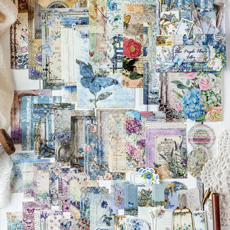 مجموعة من 400 قطعة من Mr Paper، مجموعة أوراق خفيفة لدفاتر القصاصات واليوميات والملصقات - 3