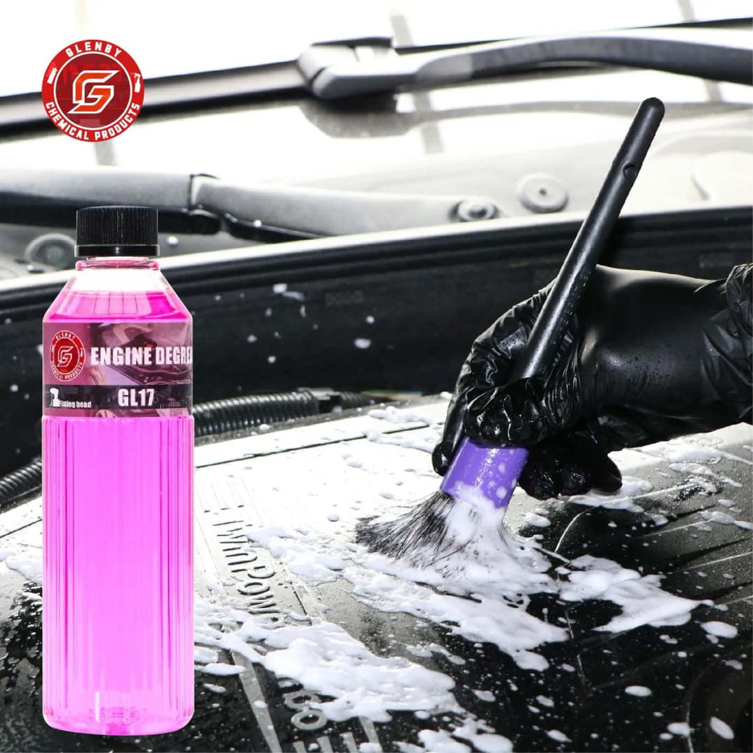 منظف ومزيل شحوم لمقصورة المحرك - فعال للسيارات والمحركات والأرضيات والاستخدام المنزلي - ينظف الشحوم والأوساخ بسرعة - 4