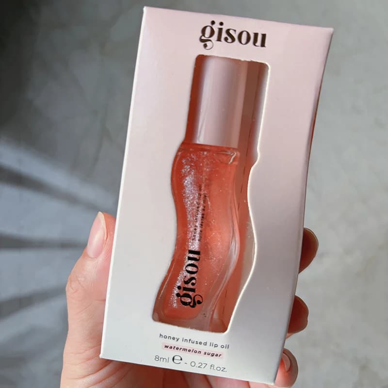 Gisou INS Popular Moisturizing Lip Balm Original Lip Oil Care of the Lip Benetitnt for Lips Plumping Exfoliating Cherry Gloss - 4