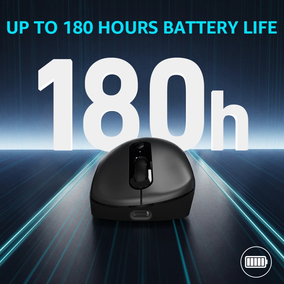 ماوس ألعاب لاسلكي Rapoo VT3Pro GEN-1 59g خفيف الوزن معدل استطلاع 8KHz 26000DPI 9 أزرار قابلة للبرمجة مستشعر بصري - 5