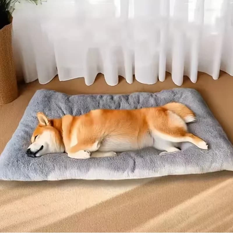 Dog Pet Beds 120*60cm Extra Large Plush Dog Bed Sofa Thickened Super Soft Polyester Pet Mat Dog Crate Mat Bed For Large Dog Bed - 3