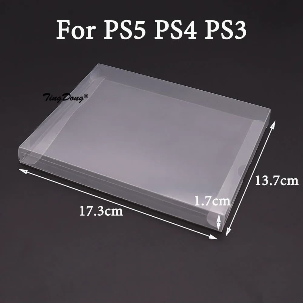 Transparent Clear Cartridge Protective Case Cover For GB GBA GBC SNES N64 NES NGPC Switch Protector Box  For PS5 For PS4 /PS3 - 4