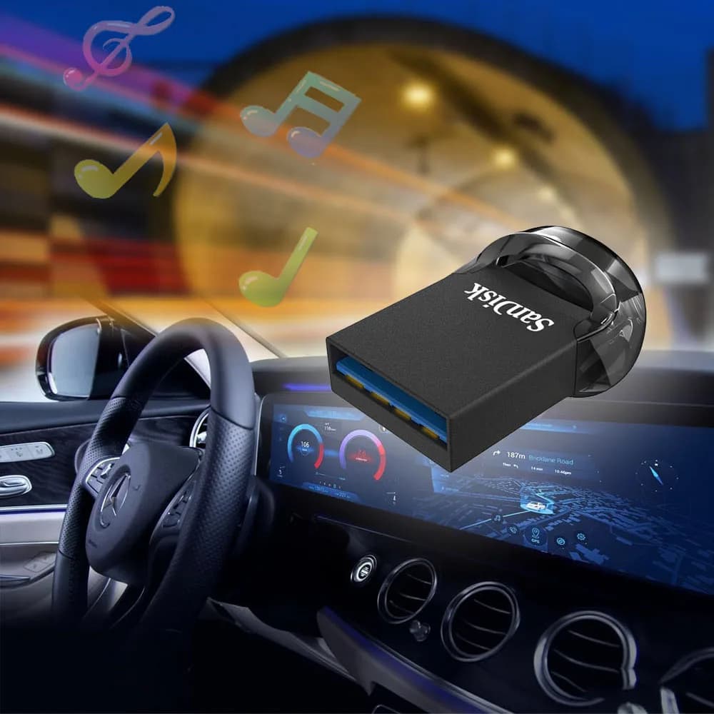SanDisk Ultra Fit USB 3.2 Flash Drive 32GB/64GB/128GB/256GB/512GB/1TB Shockproof encrypted mini computer, business car USB drive - 3