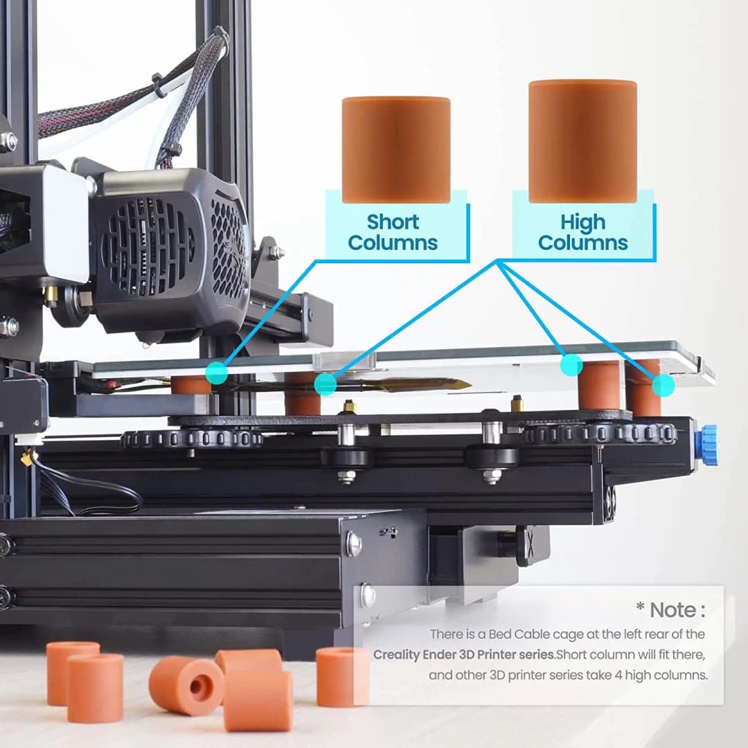 Creality Ender 3 Pro Springs Upgrade, 3D Printer Bed Springs，Ender 3 Bed Leveling Springs Compatible for Ender 3 series/ CR-10 - 5