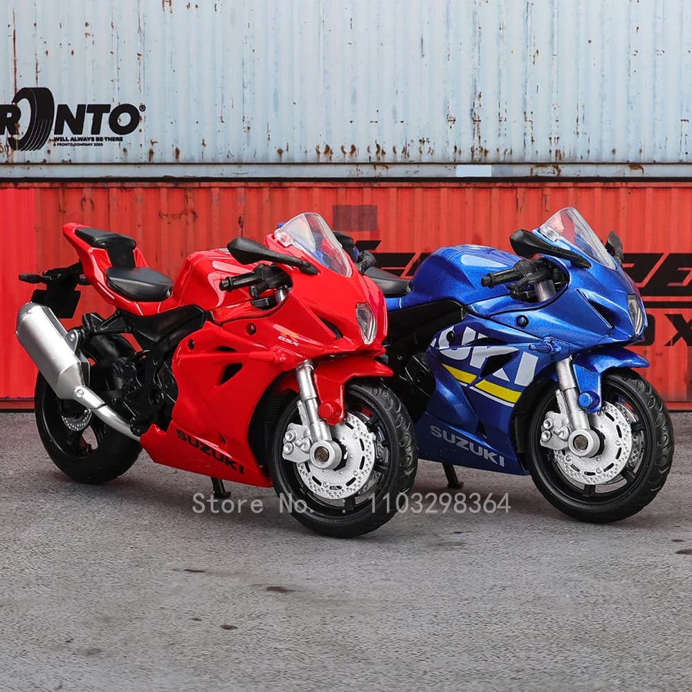 نموذج دراجة نارية كلاسيكية MSZ 1:18 Suzuki GSX-R1000 YAMAHA YZF-R1 هدية لعبة من سبائك الزنك - 5