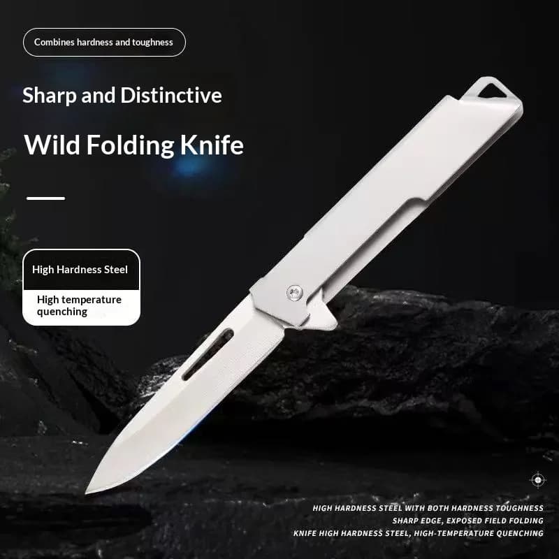 سكين طي متعدد الوظائف من الفولاذ الكامل، فتح سريع، سكين فاكهة حاد محمول، سكين جيب للاستخدام المنزلي