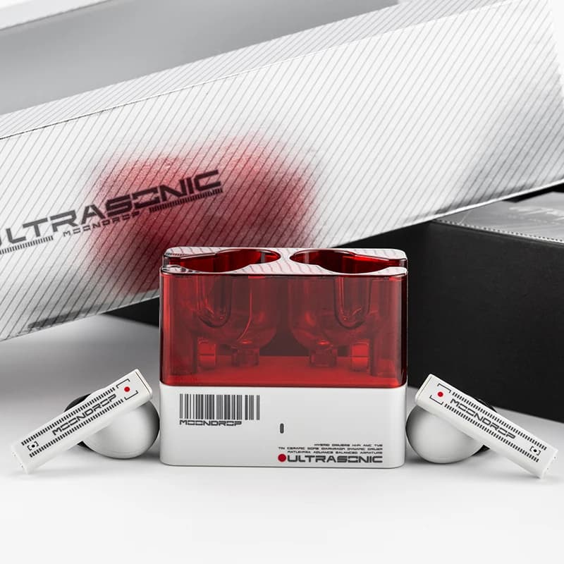سماعات أذن لاسلكية من MOONDROP بتقنية Ultrasonic Hybrid Drivers، TWS، إلغاء الضوضاء النشط ANC، لداك LDAC، بلوتوث 5.3 - 4
