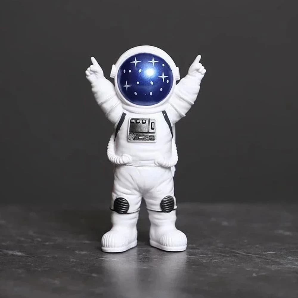 4 pcs Astronaut Figure Statue Figurine Spaceman Sculpture Educational Toy Desktop Home Decoration Astronaut Model For Kids Gift - 3