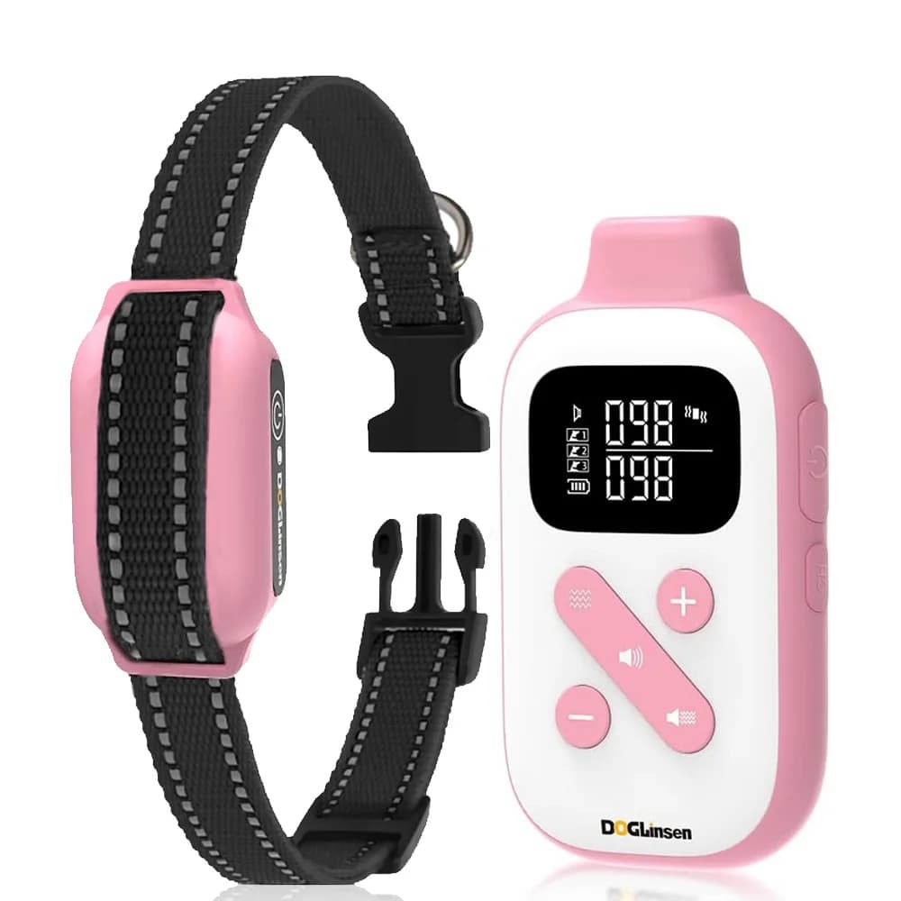 No Shock Dog Training Collar, Beep&Vibrating Dog Collar No Shock, No Shock Dog Collar with Remote 2800Ft, Vibration Dog Collar