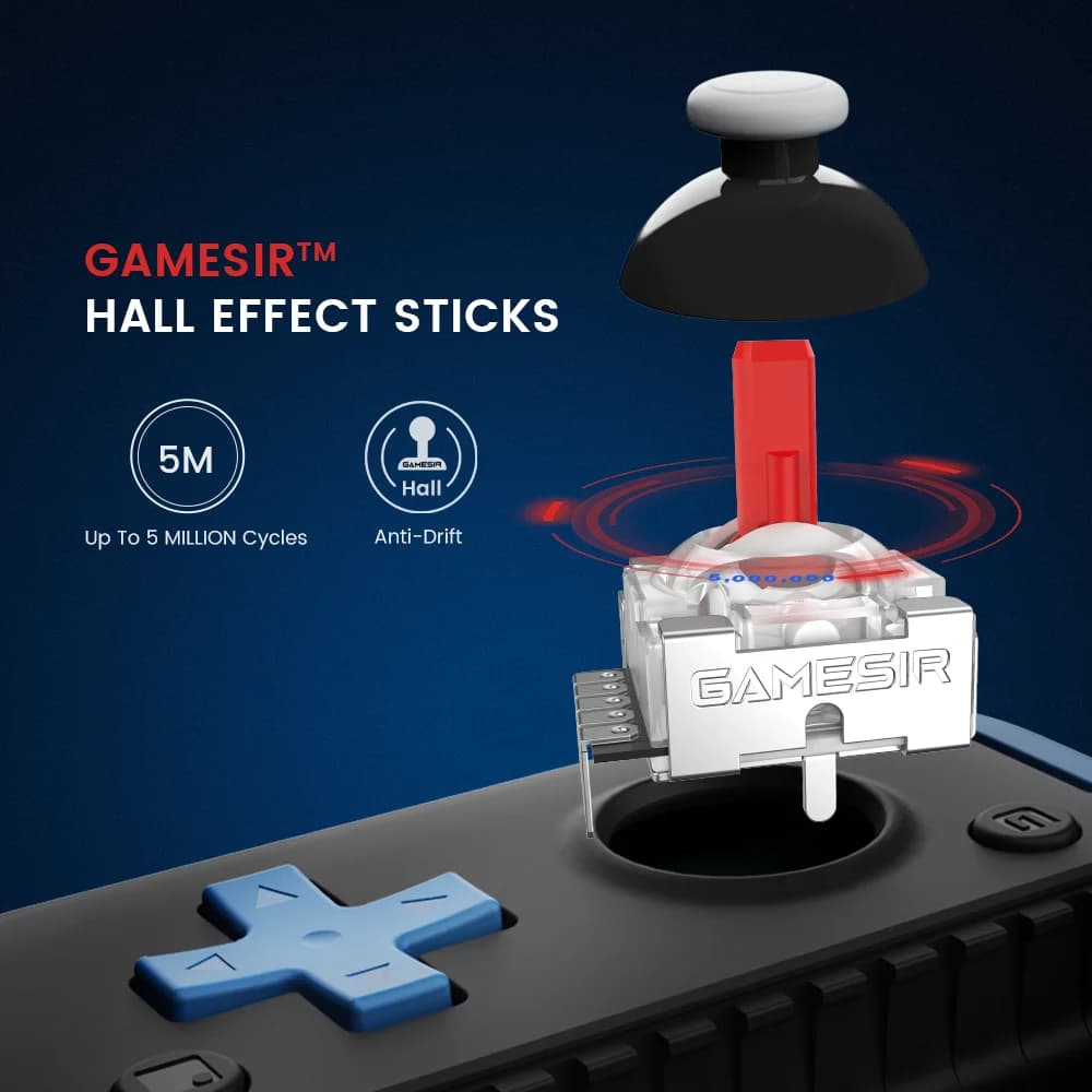 ذراع تحكم جوال GameSir X2s لألعاب الأندرويد، يدعم ألعاب السحابة، إكس بوكس جيم باس، ستاديا، إكس كلاود، مع عصا تحكم بتأثير هول - 4