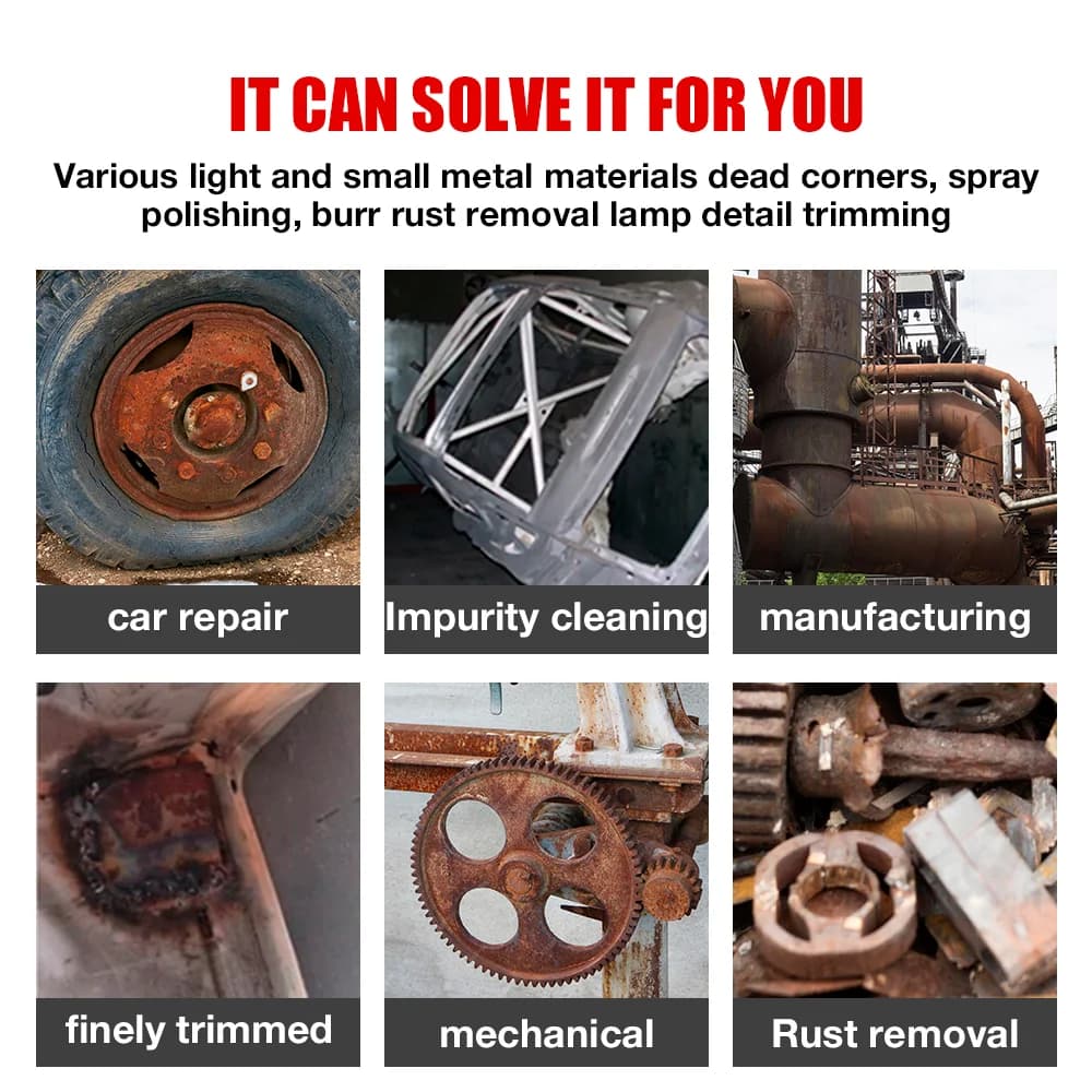 مسدس السفع الرملي قابل للتعديل، آلة السفع الرملي المنزلية المحمولة 90 رطل لكل بوصة مربعة، مجموعة مسدس السفع الرملي الصغيرة المحمولة باليد، أدوات تعمل بالهواء المضغوط - 6