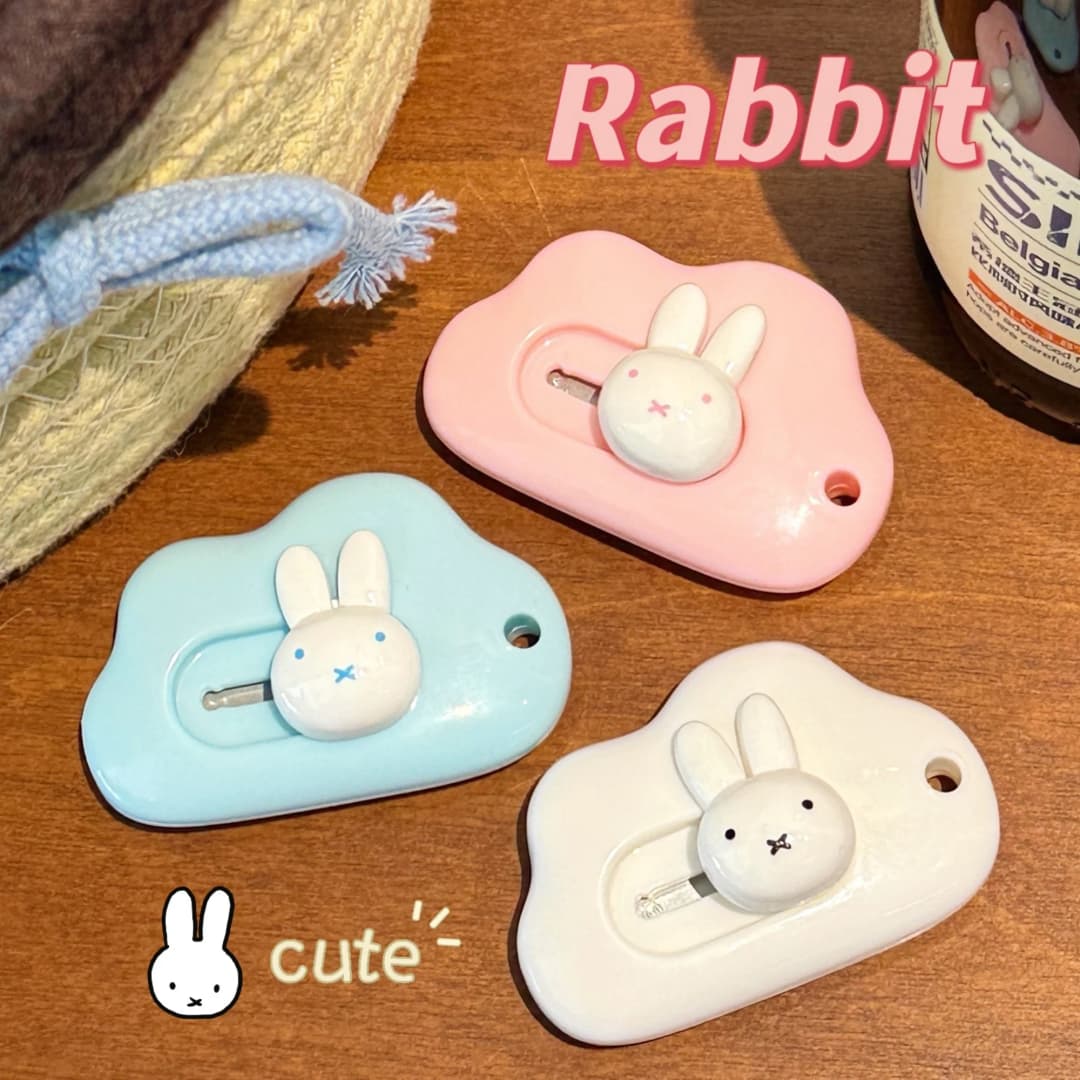 1/3 Pcs Cute Miffy Art Knife Cartoon Portable Student Paper Cuttings Small Knife Miffy Merchandise - 5