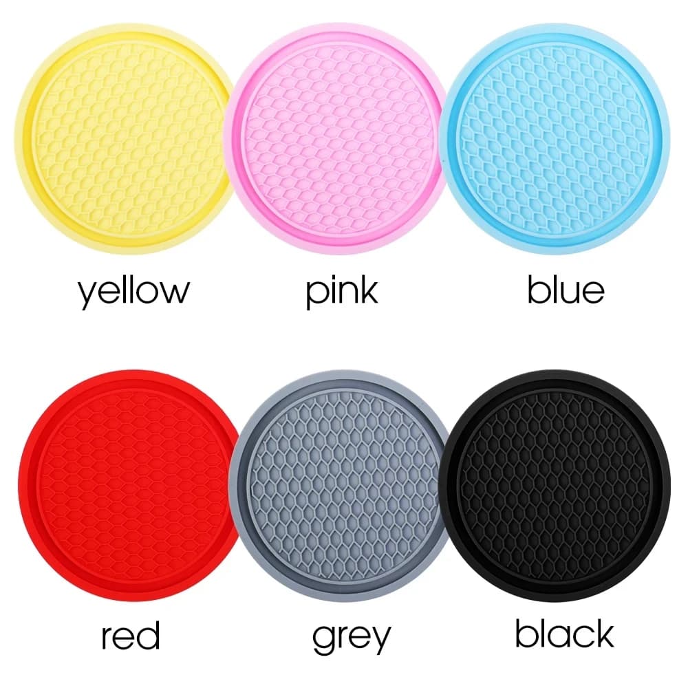 2 قطعة الوقايات كأس السيارة حامل الكأس السفر العالمي حامل الكأس عدم الانزلاق جزءا لا يتجزأ من الحلي كوستر اكسسوارات السيارات الداخلية - 2