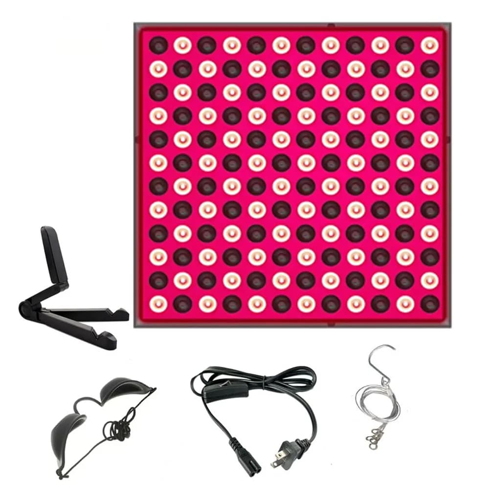 LED red panel light facial anti-aging skin care beauty 144 LED light body physiotherapy tools yoga relaxation lamp - 4