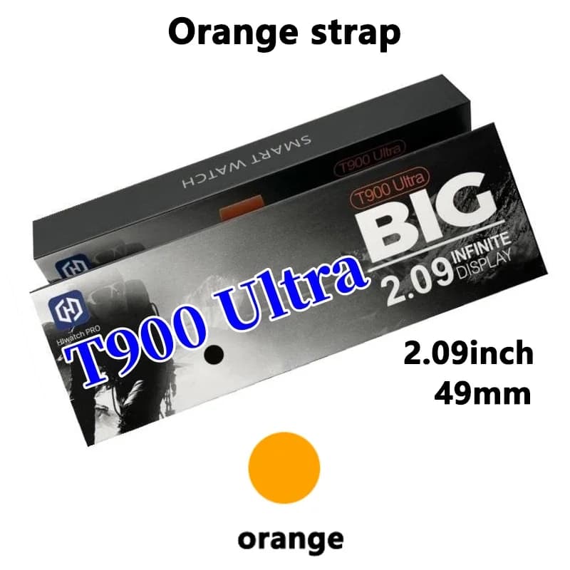 ساعة ذكية أصلية T900 Ultra كبيرة، شاشة 2.09 بوصة، مكالمات بلوتوث، سلسلة IWO 8، مناسبة للرجال والنساء، متوافقة مع IOS وأندرويد - 6