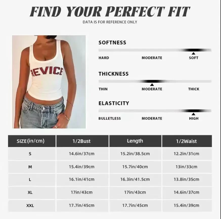 Y2K Gothic Hip Hop Sexy Women's Tank T-Shirt Harajuku Punk Letter Print Casual Crop Top Chic Retro Emo Girls Streetwear Soft Top - 2