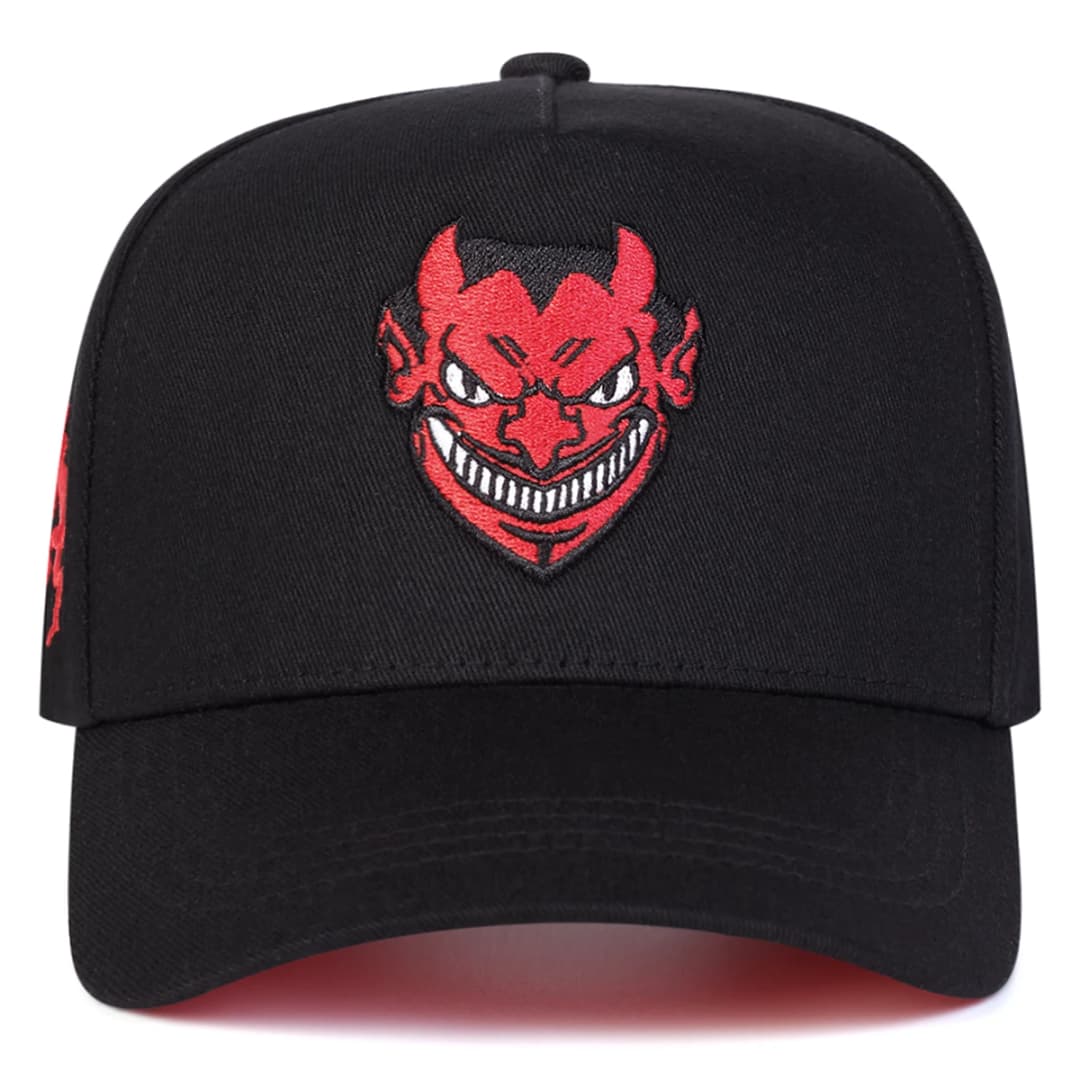 Unisex Devil Embroidery Baseball Caps Spring Autumn Outdoor Adjustable Casual Hats Sunscreen Hat Sports Cap - 4