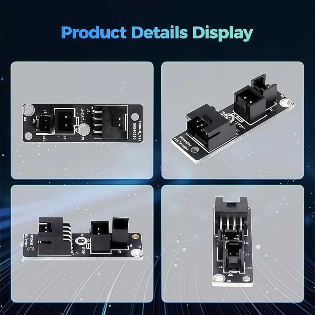 Creality Official K2/K2 Pro/K2 Plus Hotend Adapter Board, Extruder Hot End Cable Adapter Board for Creality K2 Series 3D Printer - 6