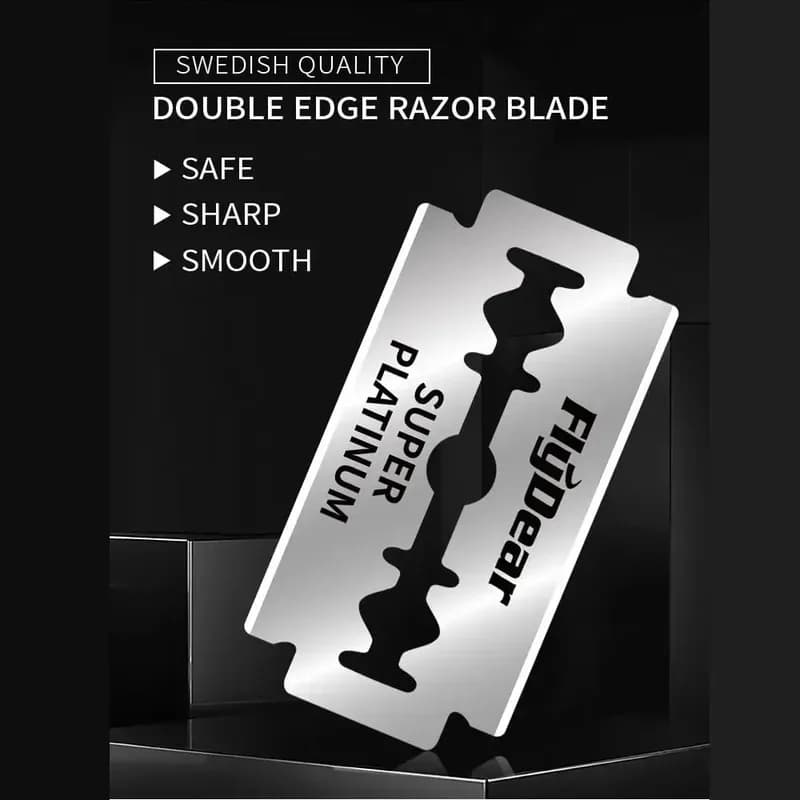 10/30/50/60/80Pcs Razor Stainless Steel Double-Blade Razor Razor Razor Old Fashioned Razor Manual Shaving For Men - 6