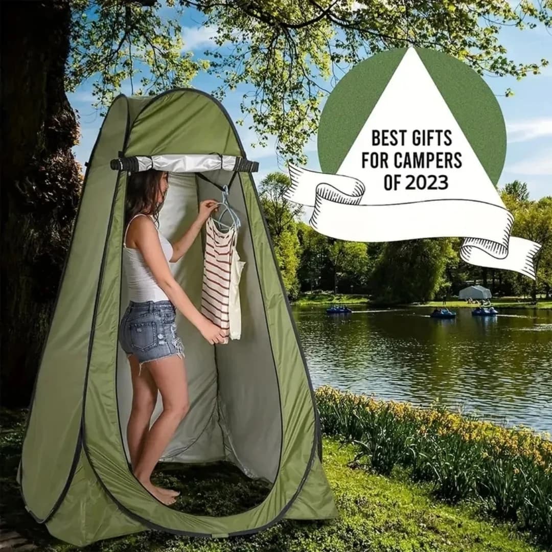 Outdoor bathing tent, portable camping toilet tent, changing tent, shower tent, dressing shelter, fishing tent, thermal tent - 2