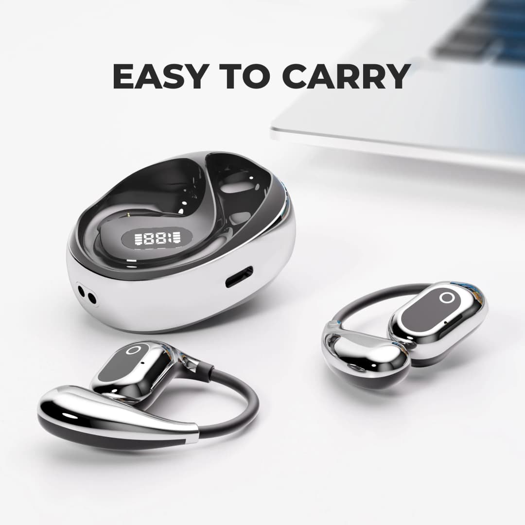 سماعات رأس للترجمة الفورية تدعم 144 لغة، سماعات أذن بلوتوث لاسلكية 5.4 للمكتب والسفر - 4