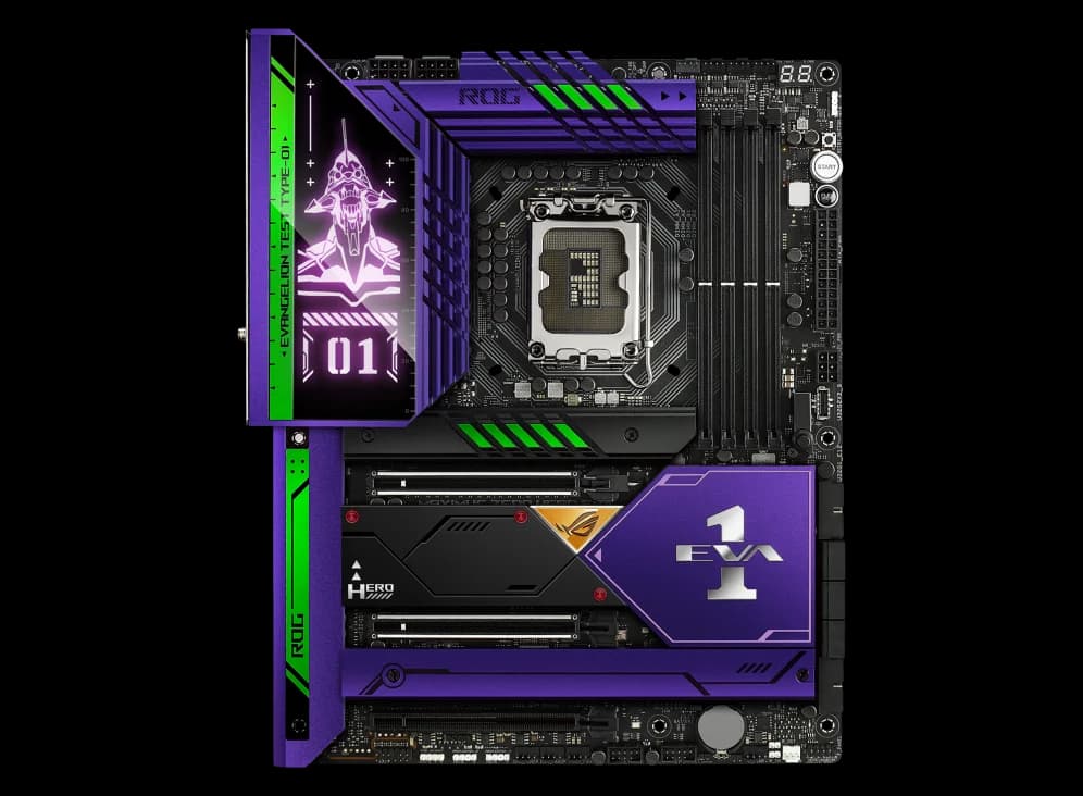 لوحة أم ASUS ROG MAXIMUS Z690 HERO EVA مقبس LGA1700 معالج DDR4 6400+(O.C) ذاكرة مجموعة شرائح Z690 لوحة رئيسية ATX - 5