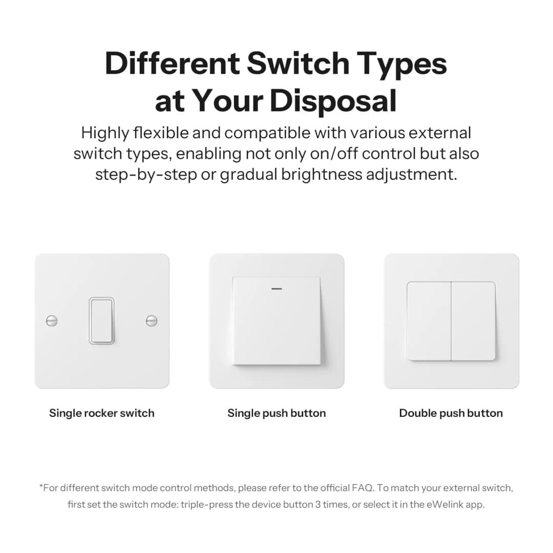 SONOFF MINI-ZBDIM Extreme Zigbee Smart Dimmer Switch Wide Lighting Compatibility Real-Time Power Monitoring Overheat Protection - 2
