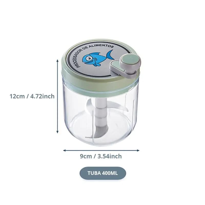 1Pc Manual Chopper for Vegetable Fruits Onions Pepper Chopper Pull Mincer Blender Mixer Garlic Crusher Kitchen Gadgets - 6