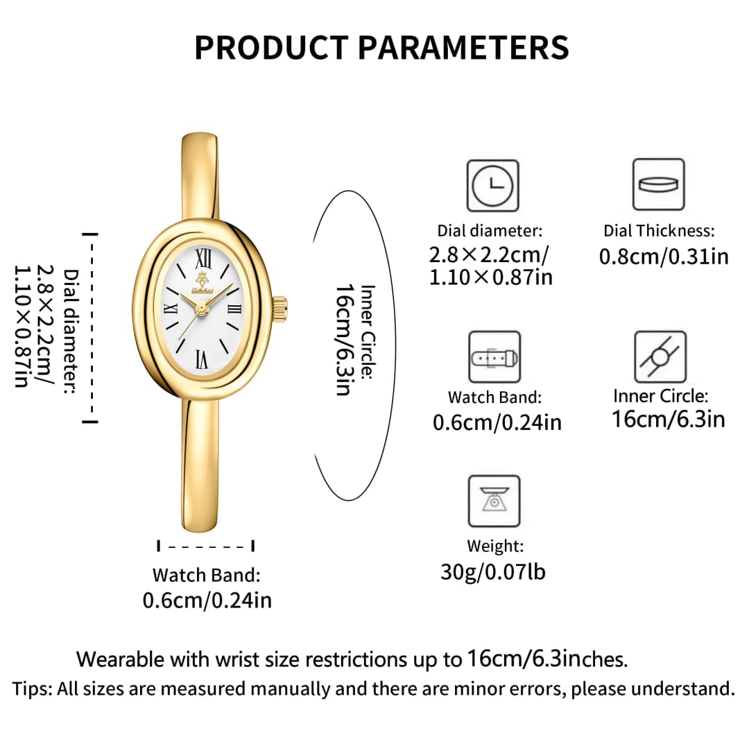 YaLaLuSi Brand Women's Watch: Stylish, Minimalist Bracelet Watch, Water-Resistant Quartz Watch, Gift reloj mujer watch for girls - 6