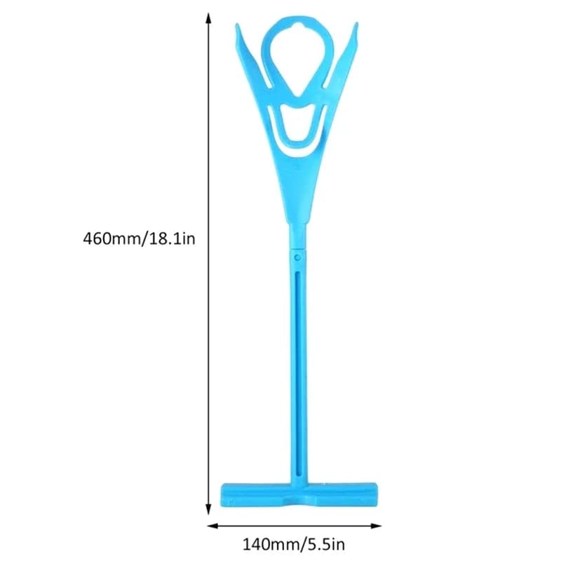 1 PC Flexible Sock Stocking Aid  Injuries Supplies Elderly Helper Wearing Sock Aids Unique Cradle Design Portable Plastic System - 4