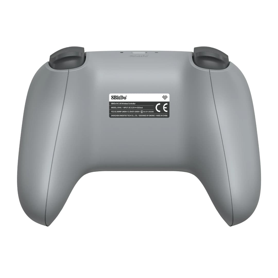 وحدة تحكم ألعاب لاسلكية 8BitDo N64 2.4G مع تأثير هول، يد تحكم مع محول لجهاز N64، تناظري 3D، متوافق مع ويندوز - 2