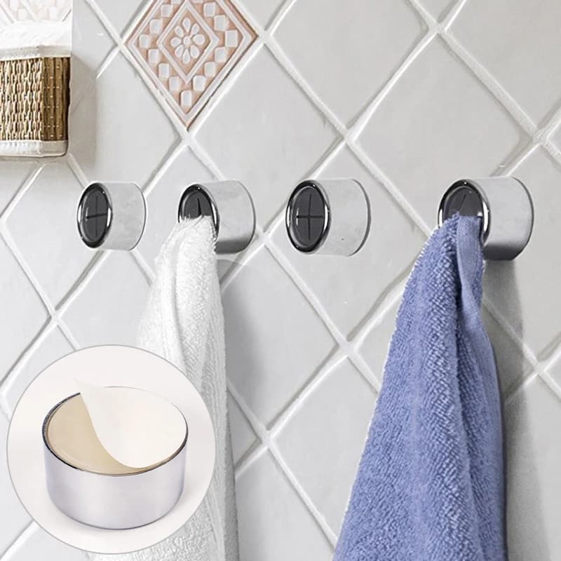 Kitchen Towel Holder Sucker Wall Bathroom Laundry Cloth Rag Hook Sink Accessories Under Sink Organizer SNJ005 - 3