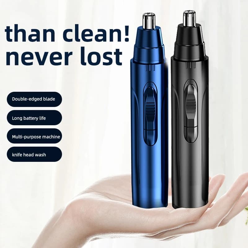 ماكينة تشذيب شعر الأنف والأذن، احترافية وغير مؤلمة، للرجال والنساء - 4