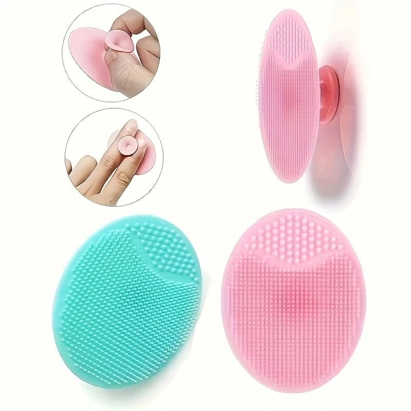 Soft Facial cleaning tools Blackhead Remover Oil Lip Peeling Off Safe Double-sided Face Wash Face Brush Washing Brush - 3