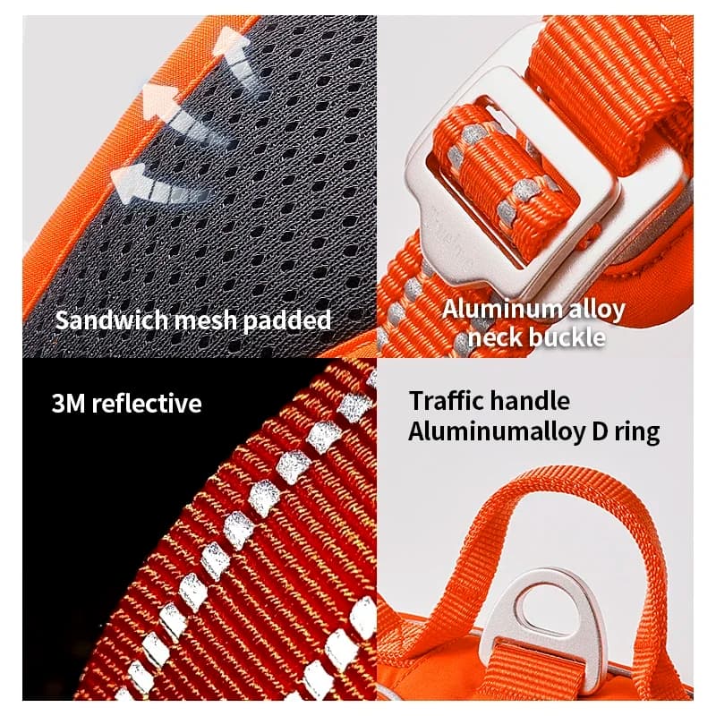 TRUE LOVE Pet Harness No Pull Nylon Reflective Dog Harness Adjustable Comfortable Control Step-in Brilliant Truelove TLH5654 - 4