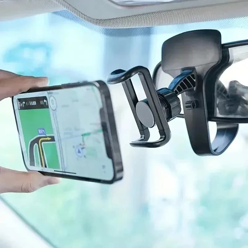 Car Phone Holder Stand Universal Dashboard Car Clip Mount GPS Bracket Car Mobile Phone Support in Car For iPhone Xiaomi Samsung - 6