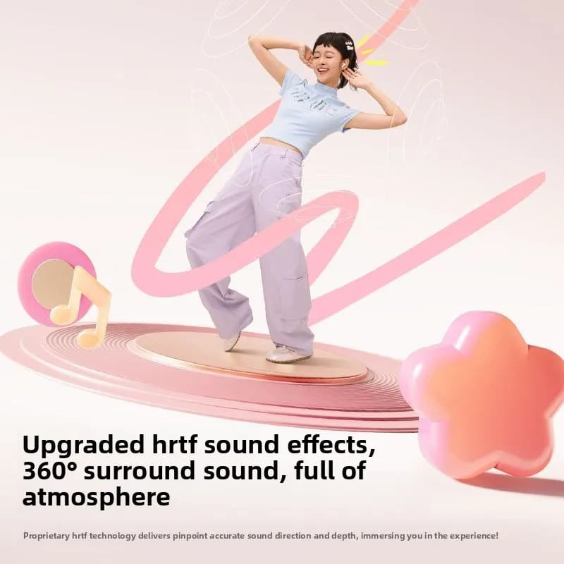 Baseus BS2 Lite 2025 Wireless Earbuds Semi In Ear Long Battery Life Ultra Mini for iPhone Xiaomi Huawei - 3
